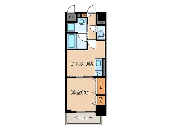 Wコート城西の物件間取画像